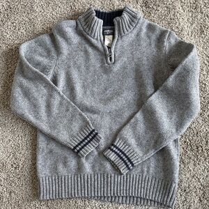 OshKosh B'gosh Gray Zip-Up Sweater